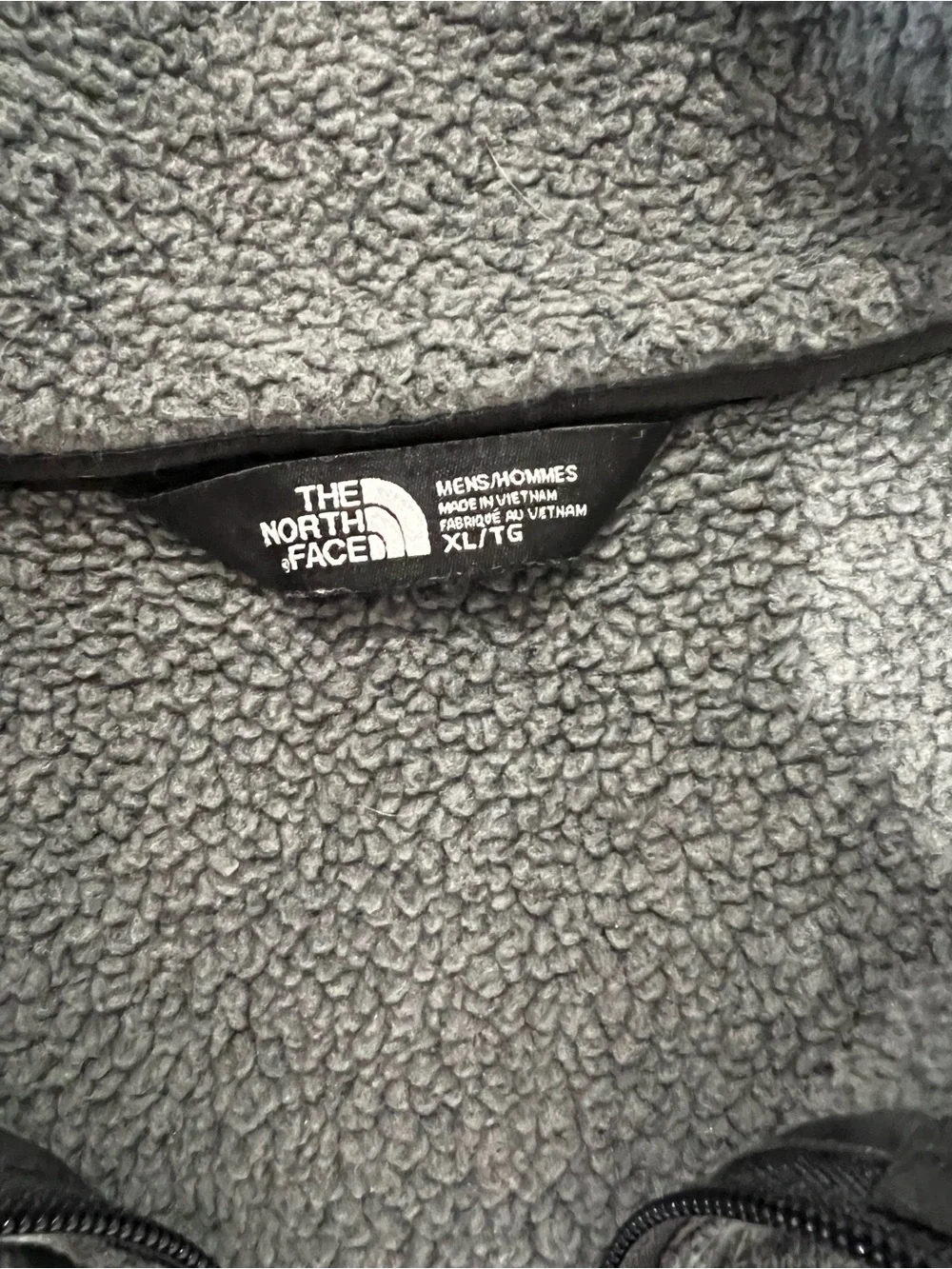 The North Face soft grey